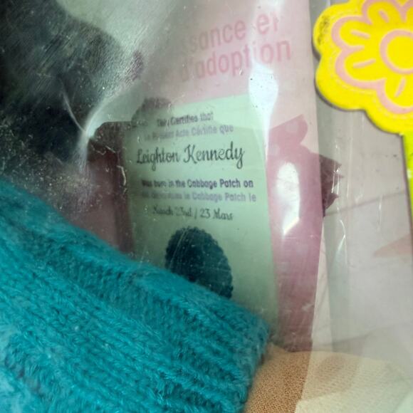 Cabbage Patch Kids Doll Adoptimals with Heartbeat Key 15" Brown Curly Hair NEW - Picture 5 of 11